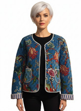 Handmade Patchwork Stepp Samt