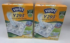 2× Swirl Y293 Staubsaugerbeutel Y 293 AirSpace für Medion Micromaxx 8 Be + 2 Fil