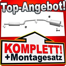 Auspuff für VW CADDY III Maxi Multispace 1.9 TDI 105PS 2007-2010 Auspuffanlage
