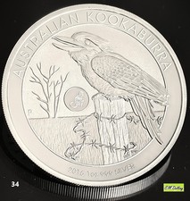 1 Dollar 2016 Kookaburra mit Privy Mark Affe - 1oz 999er Silber