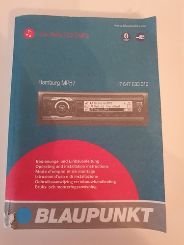 Bedienungsanleitung blaupunkt - bedienungsanleitung,