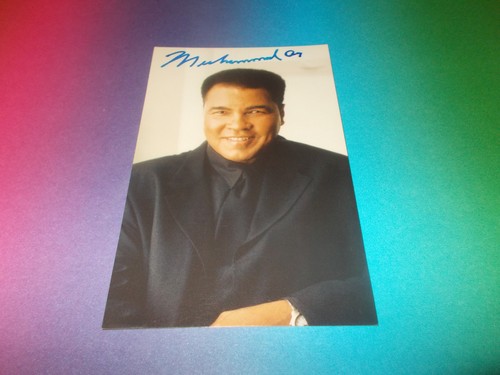 Muhammad ali boxer signiert - muhammad,