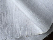 Ballen helles festes handgewebtes , mittelfeines Leinen  9,80/0,66 Meter um 1900