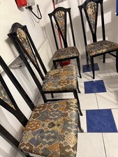 Stühle 10er Set, Esszimmer, Partyraum, Kellerbar, gebraucht, schwarz/bunt