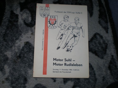 Programm motor suhl - programm,