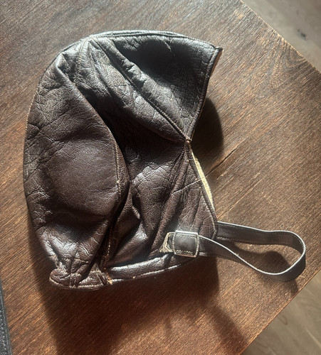 Alte lederhaube oldtimer - lederhaube,