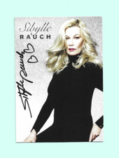 Sibylle rauch autogrammkarte - sibylle,