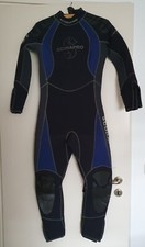 Nasstauchanzug Scubapro Everflex 5/4 Größe L Damen schwarz/blau Neopren