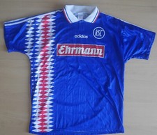 MEGA TRIKOT: KSC KARLSRUHER SC EHRMANN SPIELERTRIKOT 1995/96! #26 KOLINGER! XL!