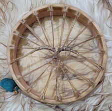 Büffelfell Trommel im schamanischen/indianischen Stil mit gratis Schläger