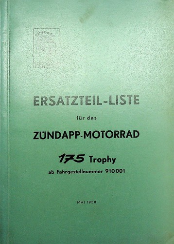 Zündapp 175 trophy - zündapp, (1958)