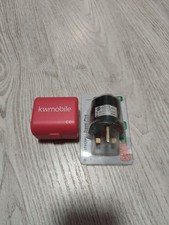 Reiseadapter Set 2x EU auf UK/GB England 3Pin Stromstecker