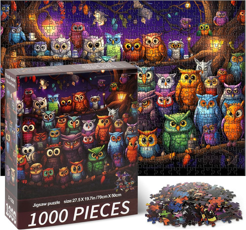 Puzzle 1000 teile eule - puzzle,