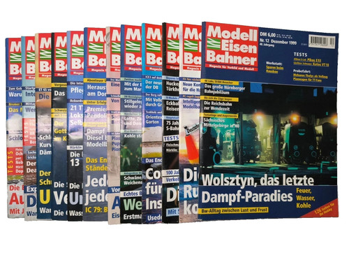 Modelleisenbahner magazin 1999 - modelleisenbahner,