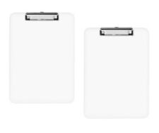 2 x Wonday Klemmbrett Schreibplatte Schreibbrett Schreibunterlage Acryl A4