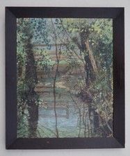 Teich Landschaft Jugendstil