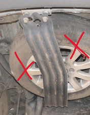 VW Caddy 2K Halterung für Reserverad Reserveradhalterung Abdeckung Notrad Rad