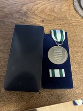 Orden  Einsatzmedaille der Bundeswehr Hochwasser 2002 mit Bandspange + Etui FL50