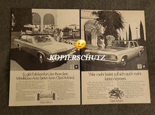 2 x OPEL  ADMIRAL  6 Zylinder