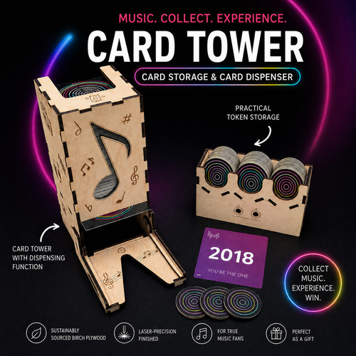 Karten turm für hitster - karten‑turm,