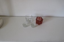 Teelichthalter Milchglas 2 Stück Dekoration Set