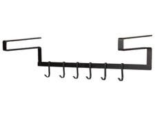 Wenko Küchenschrankschiene - Küchenreling, mit 6 Haken