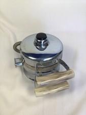 Altes Vintage Cloer Chrom Hörncheneisen Krullkuchen Neujährchen 600W