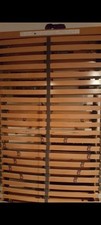 Hülsta Lattenrost, 0,90 × 2m, Holz, höhenverstellbar, + Matratze