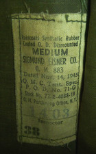 US Army 1945 Regen Mantel Military WW2 Regenumhang USA PARKA JACKE WINTER Jeep