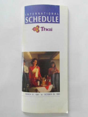 System timetable thai airways - timetable,
