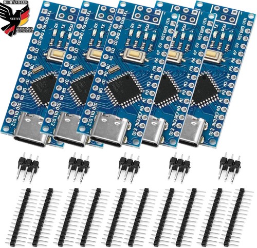 Stück nano atmega328 - 1-5, v3