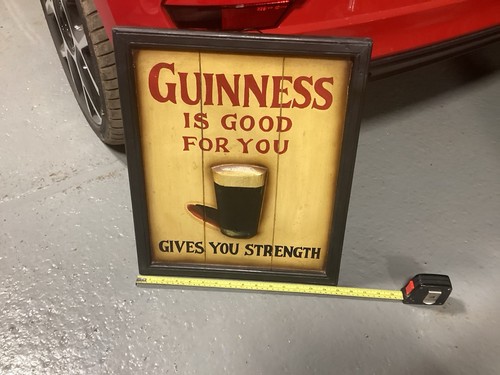 Vintage guinness schild aus - vintage,