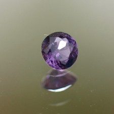 1 Spinell flieder violett  0,56 ct rund facettiert Brillantschliff vs Ø 5 mm