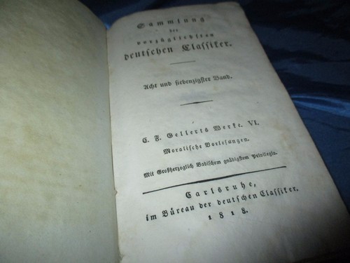 Antik buch von 1818 - antik, ,