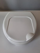 DRIVE Toilettensitzerhöhung mit Deckel Ticco 10Plus, 10 cm Erhöhung, weiß