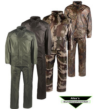 Regenanzug Nässeschutz Regenjacke Regenkombi Wetterschutzanzug Neu 2 teilig 