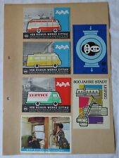 6x Streichholzetikett VEB