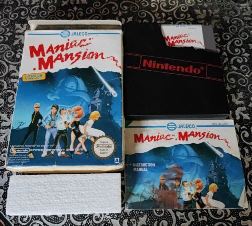 Maniac mansion nintendo - maniac, nes