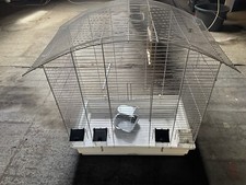 Vogelkäfig - Groß | Ideal für Wellensittiche, Nymphensittiche, Kanarienvögel ...