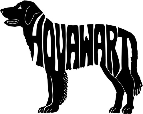 Hovawart autoaufkleber - hovawart,