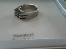 Ring, Swatch,Ring Größe 63------2cm Durchmesser = ID.