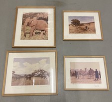 4 x Vintage Bilderrahmen Holz Rahmen 25,5 x 32 bis 34,5x39,5 Fichte / Kiefer