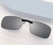 Überbrille Brille Grau Auto Aufsatz Clip-on Sonnenbrille Polarisiert