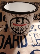 Eintracht Frankfurt Emaille Tasse Fussball Fan artikel