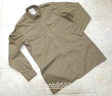 Nr.2 Langarm Hemd Khaki Kleid