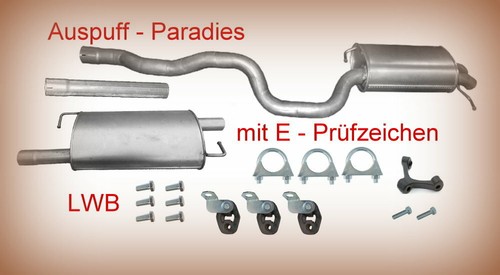Abgasanlage auspuff für t5 - abgasanlage,