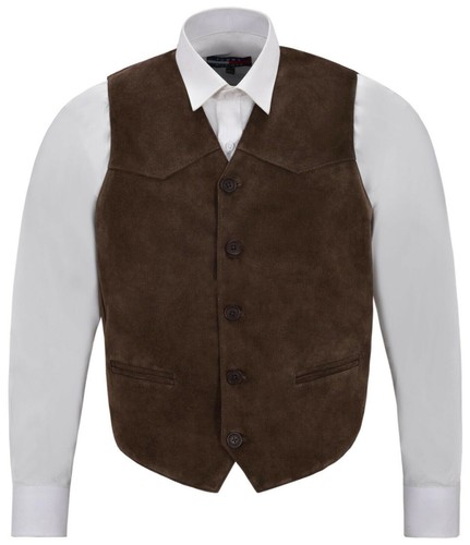 Luxus herren wildleder weste - herren,