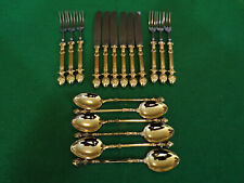 Widmann CLASSIQUE GOLD Dessert / Obstbesteck für 6 Personen 18 Teile TOP !