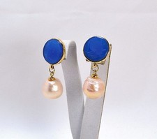 18Kt Yellow Gold Earrings With