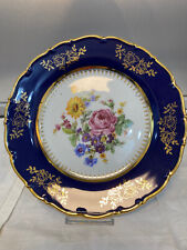 MZ –ANTIKER TELLER KOBALT-BLAU 24 KARAT - RARITÄT